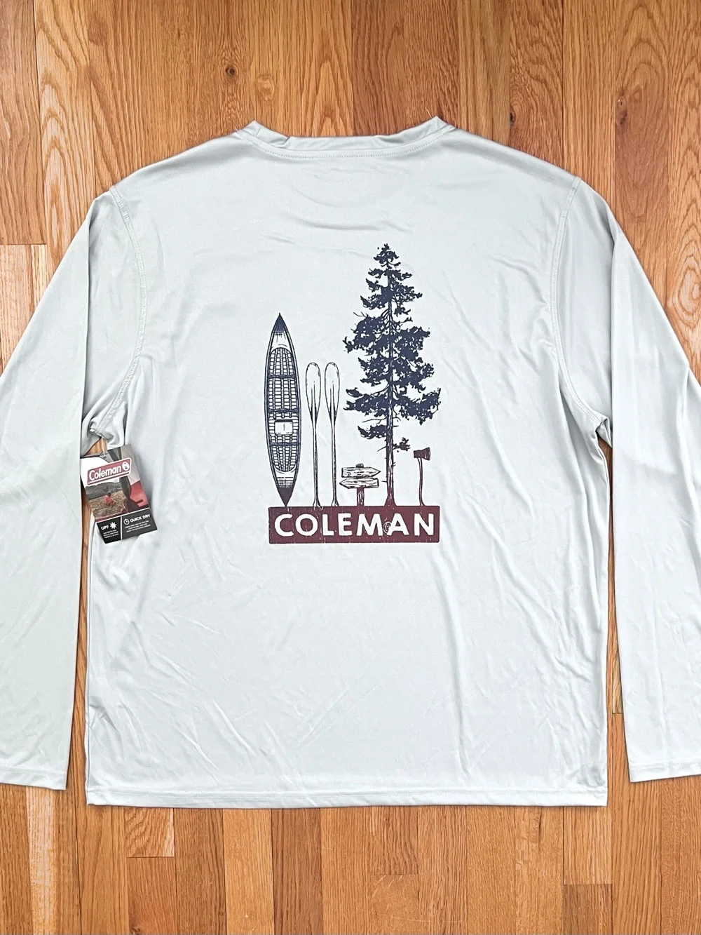 Coleman Long Sleeve UPF 50 Sun Protection Quick Dry Cool+ Men's T-Shirt (XL)